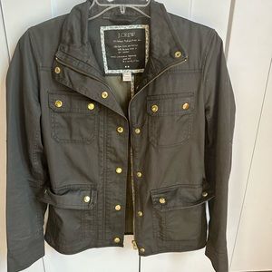 J.Crew Field Jacket size petite small Hunter Green